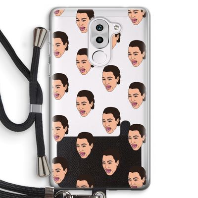 Ugly Cry Call: Honor 6X Transparant Hoesje met koord