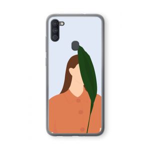 Leaf: Samsung Galaxy A11 Transparant Hoesje