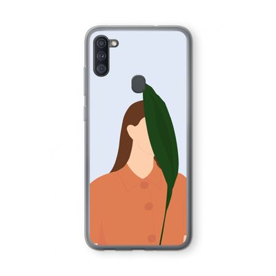 Leaf: Samsung Galaxy A11 Transparant Hoesje