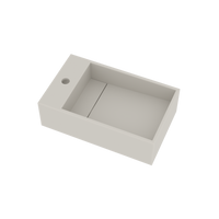 Ideavit Fontein Solidcube 50x30x15 cm Solid Surface Mat Wit