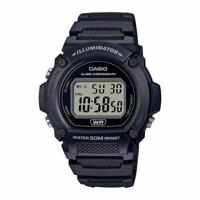 Casio W-219H-1AVCF Zwart Heren horloge
