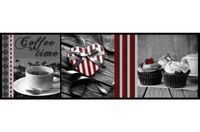 MD Entree - Keukenloper - Cook&Wash - Coffee Time Grey - 50 x 150 cm