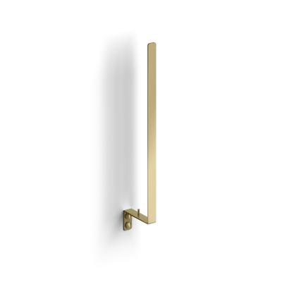 Fold reserverolhouder t.b.v. 3 stuks, goud geborsteld PVD