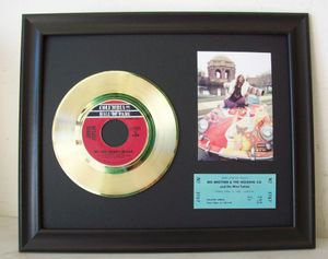 Gouden plaat Single Janis Joplin Me and Bobby McGee