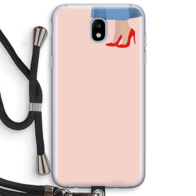 High heels: Samsung Galaxy J5 (2017) Transparant Hoesje met koord
