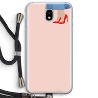 High heels: Samsung Galaxy J5 (2017) Transparant Hoesje met koord