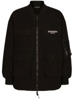 Dolce & Gabbana DGVIB3 patch-pocket cotton-blend jacket - Noir