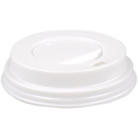 Deksel | PS | rond | Ø80mm | wit | 1000 stuks