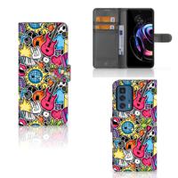 Motorola Edge 20 Pro | Wallet Case | met Pasjes | Punk Rock