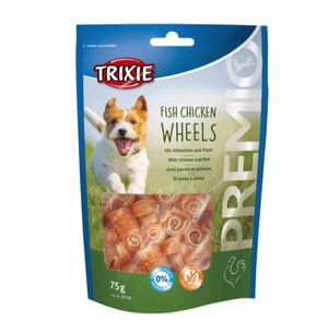 TRIXIE 31748 lekkernij voor honden & katten Hond Snacks Kip, Zalm 75 g