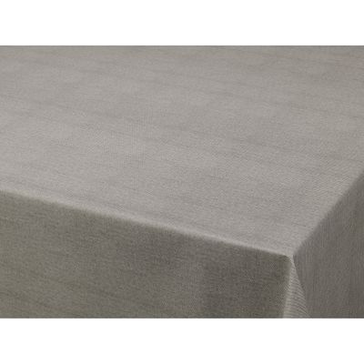 Tafelzeil/tafelkleed gemeleerd zilveren look 140 x 300 cm