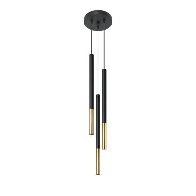 Hanglamp MOZAICA 3P zwart/goud