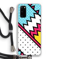 Pop Art #2: Samsung Galaxy S20 Transparant Hoesje met koord