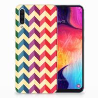Samsung Galaxy A50 | TPU bumper | Zigzag Multi Color