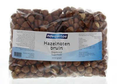 Hazelnoten bruin ongebrand raw