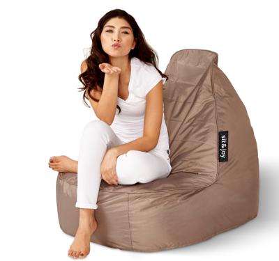 Zitzak Senza Taupe - Weerbestendig - Bruin - Sit&Joy