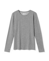 HEMA Dames Themo T-shirt Ronde Hals Grijs (grijs)
