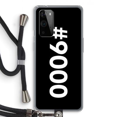 #9000: OnePlus 9 Pro Transparant Hoesje met koord