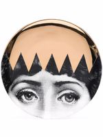 Fornasetti assiette à imprimé visage - Noir - thumbnail