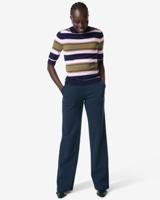 HEMA Damesbroek Kacey regular fit donkerblauw (donkerblauw)