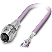 Phoenix Contact 1525678 Sensor/actuator inbouwconnector M12 Aantal polen (sensoren): 5 Bus, inbouw 0.50 m 1 stuk(s)