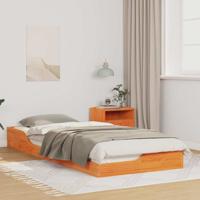 Bedframe Wasbruin 100 x 220 cm Massief grenenhout