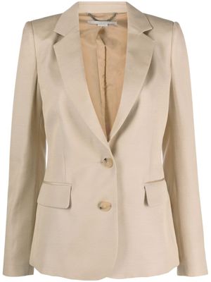 Stella McCartney blazer Iconic à revers crantés - Tons neutres
