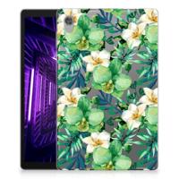 Lenovo Tab M10 HD (2de generatie) | Siliconen hoesje | Orchidee Groen