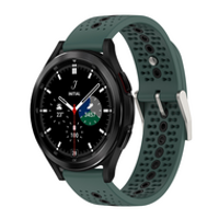 Dot Pattern bandje - Groen - Samsung Galaxy Watch 4 Classic - 42mm & 46mm - thumbnail
