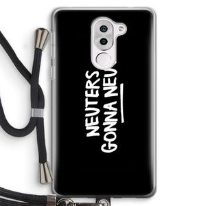 Neuters (zwart): Honor 6X Transparant Hoesje met koord