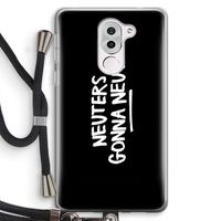 Neuters (zwart): Honor 6X Transparant Hoesje met koord