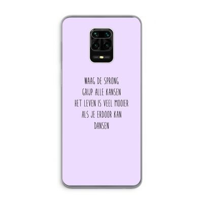 Sprong: Xiaomi Redmi Note 9 Pro Transparant Hoesje