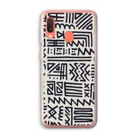Marrakech print: Samsung Galaxy A20e Transparant Hoesje