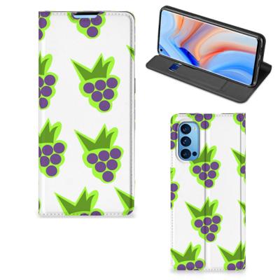 OPPO Reno4 Pro 5G | Flip Style Cover | Druiven