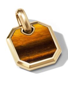 David Yurman pendentif Roman Tiger Eye en or 18ct - Marron