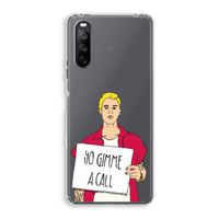 Gimme a call: Sony Xperia 10 III Transparant Hoesje