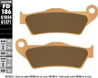 GALFER remblokken "fd186" brake pad fd186 g1371 sintered metal