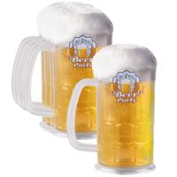 Bierpullen - 6x st - 500 ml - hard plastic - bierglas - halve liter - bier beker - Oktoberfest