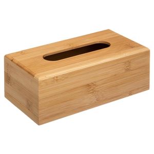 Decopatent® Tissuedoos - Bamboe - Tissuebox voor tissues - Tissue box