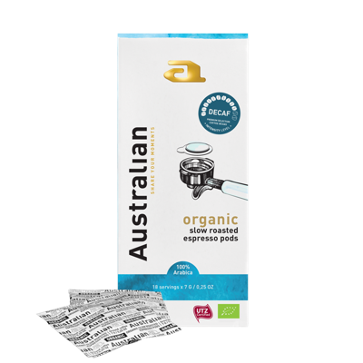 Australian Organic Decaf - Bio, 18 ESE Servings