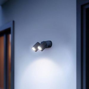 Steinel LED STRAHLER SPOT DUO S ANT 058647 LED-buitenschijnwerper met bewegingsmelder Energielabel: F (A - G) 14.95 W Warmwit