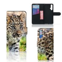 Honor 20 | Telefoonhoesje | Met pasjeshouder | Baby Luipaard