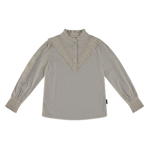 Vinrose Meisjes blouse - Egret