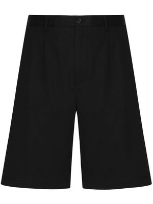Dolce & Gabbana short en coton à logo - Noir