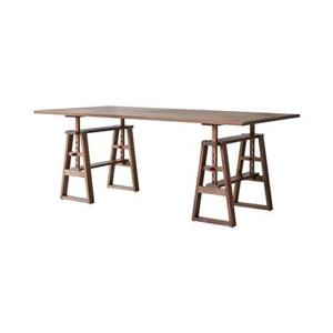 Tikamoon - Trestle - Massief teakhout eettafel voor 6|8 personen.