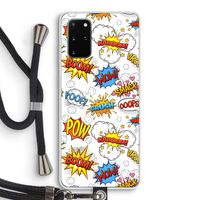Pow Smack: Samsung Galaxy S20 Plus Transparant Hoesje met koord