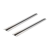 Tochtstrip - 2x - tochtwering - zilver - aluminium - 91 x 8 cm - deur tochtstopper - thumbnail