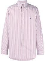 Polo Ralph Lauren Polo Pony-embroidered striped shirt - Rouge