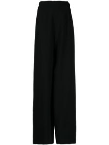 Andrew Gn pantalon palazzo à taille haute - Noir