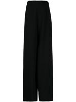 Andrew Gn pantalon palazzo à taille haute - Noir - thumbnail